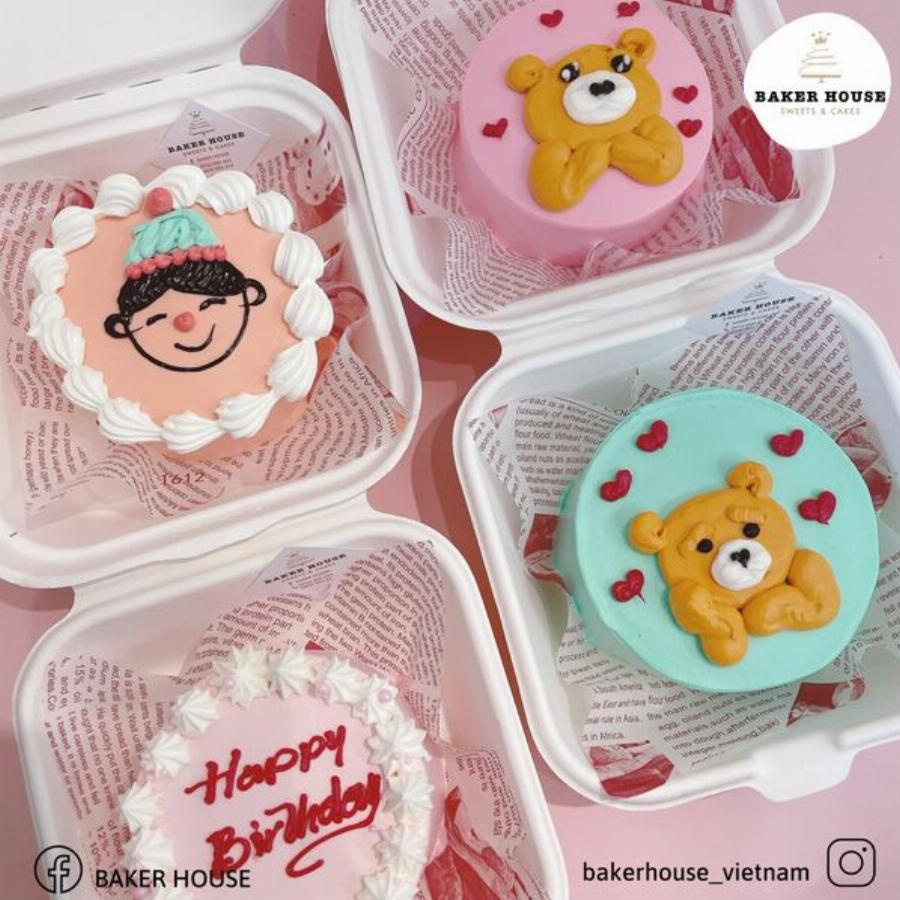 bánh kem bento thiết kế riêng theo yêu cầu khách hàng