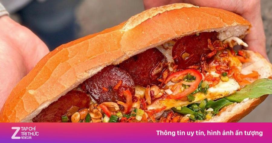 xe banh mi ba tap quen thuoc tren duong pho