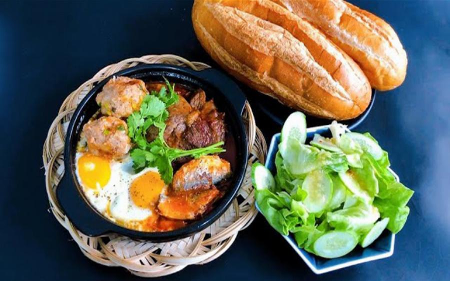 bánh mì chảo quận 7 nóng hổi thơm ngon