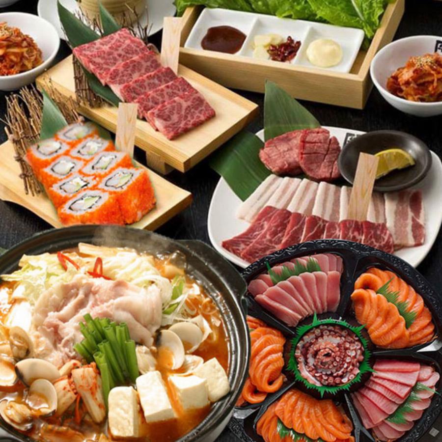 Buffet sushi quận 7 với đa dạng các loại sushi tươi ngon hấp dẫn