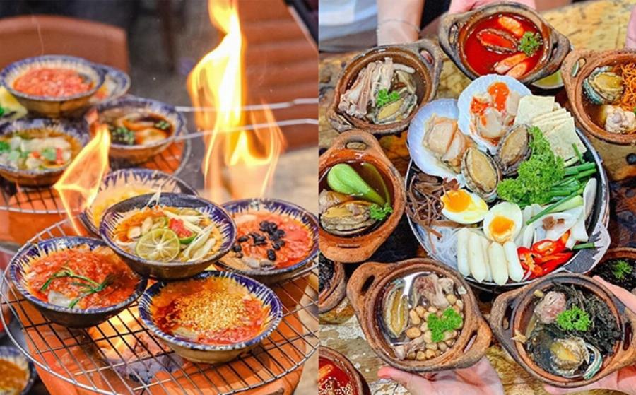 Buffet xiên que quận 7 với đa dạng các loại xiên que được tẩm ướp hấp dẫn