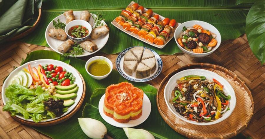 Bún riêu chay tại quán chay Tâm Đức quận 7