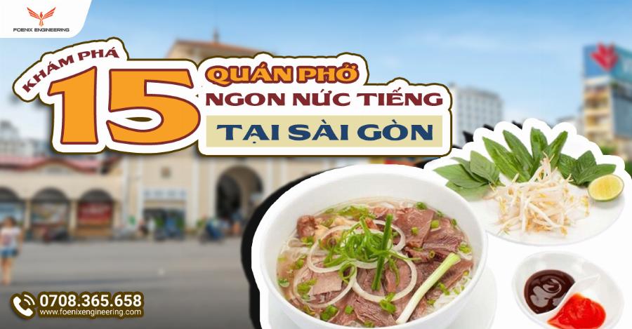 Không gian ấm cúng của phở Thìn by Sol quận 7 với bàn ghế gỗ và ánh đèn vàng