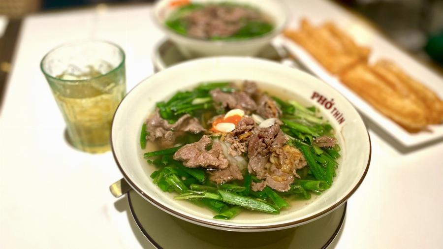 Menu đa dạng của phở Thìn by Sol quận 7 với nhiều lựa chọn khác nhau