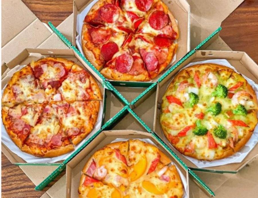 Menu tại Pizza Inn Quận 7 đa dạng món ăn, hấp dẫn và được thiết kế bắt mắt