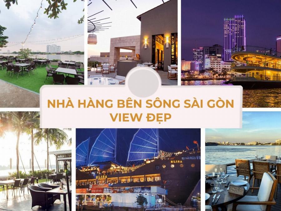 Quán nhậu bờ kè quận 7 với không gian thoáng đãng nhìn ra sông nước