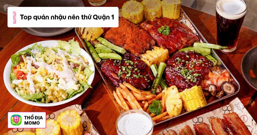 Không khí vui vẻ náo nhiệt tại một quán nhậu dé quận 7