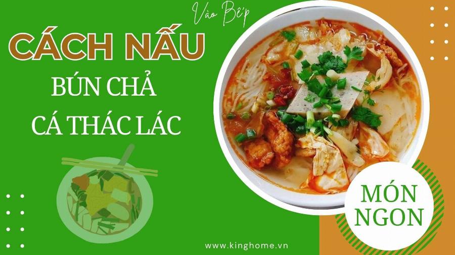 tô bún chả cá khổ qua đầy ắp chả cá, rau sống tươi ngon