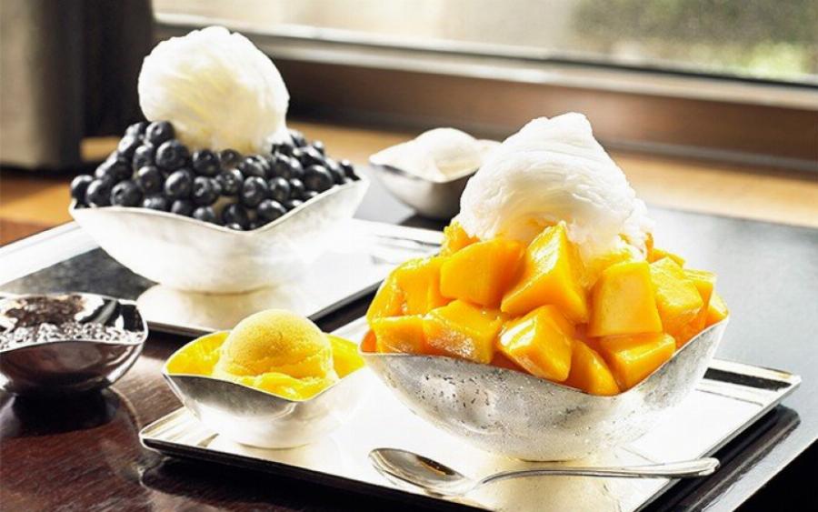 bingsu đậu đỏ truyền thống món ngon giải nhiệt ngày hè có nguồn gốc từ triều đại Joseon