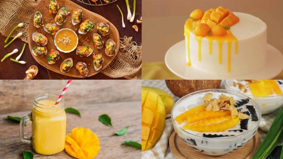 Bingsu đồng xoài giải nhiệt mùa hè với xoài chín mọng