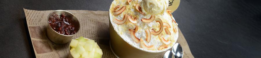 Bingsu phô mai chocolate ngọt ngào, đậm đà