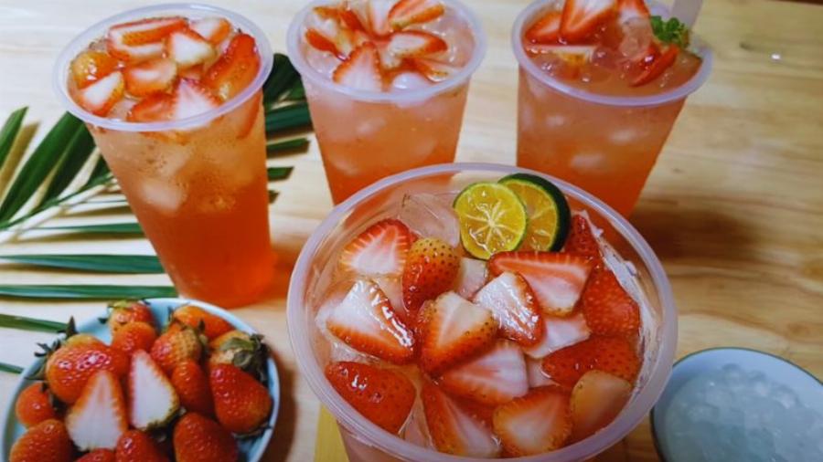 Bingxue dâu tây Cầu Giấy thơm ngon mát lạnh