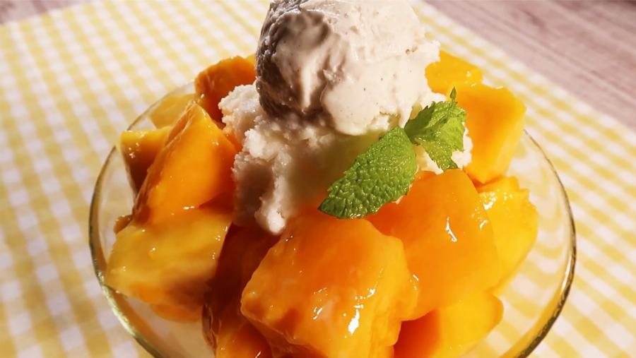 Hướng dẫn cách làm bingsu đồng xoài tại nhà