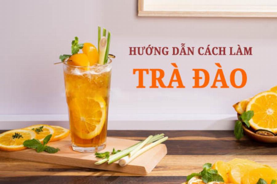 Cách làm trà đào Mixue tại nhà đơn giản dễ làm