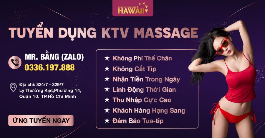Địa điểm massage Hawaii Quận 10 uy tín chất lượng chuyên nghiệp