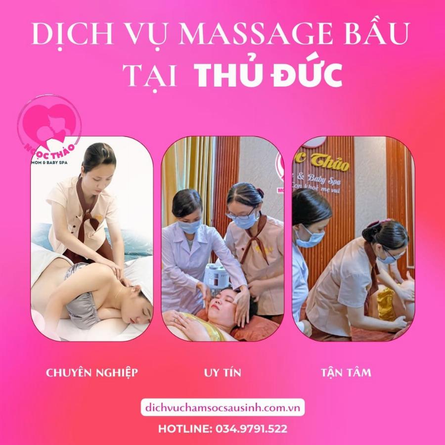 Gói massage bầu chuyên nghiệp Thủ Đức