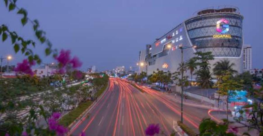 Phòng nghỉ hiện đại và tiện nghi tại Happy Hotel Giga Mall Thu Duc