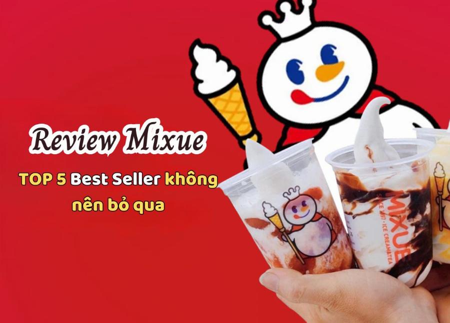 Kem tươi Mixue best seller, hương vị vani ngọt ngào, mát lạnh.