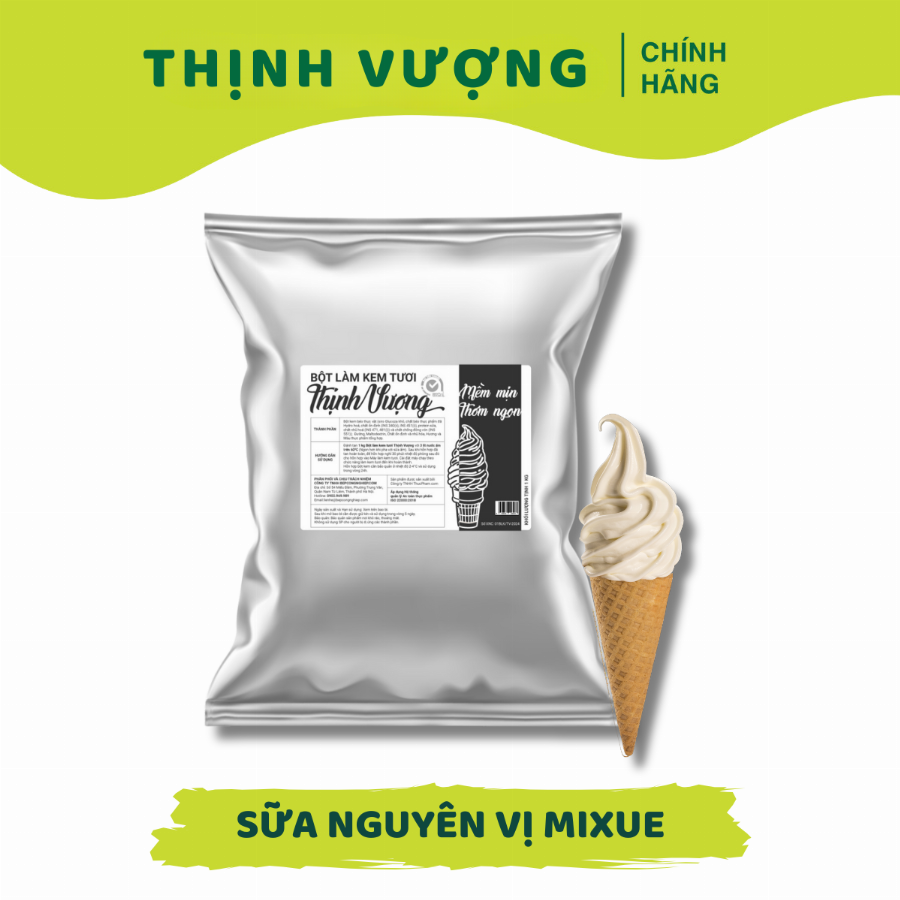 kem tươi mixue ngon mềm mịn béo ngậy tan chảy trong miệng