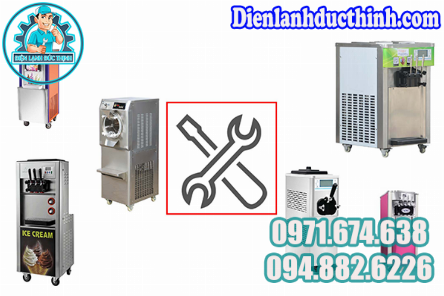 Kết nối nguồn điện cho máy kem Mixue đảm bảo an toàn điện