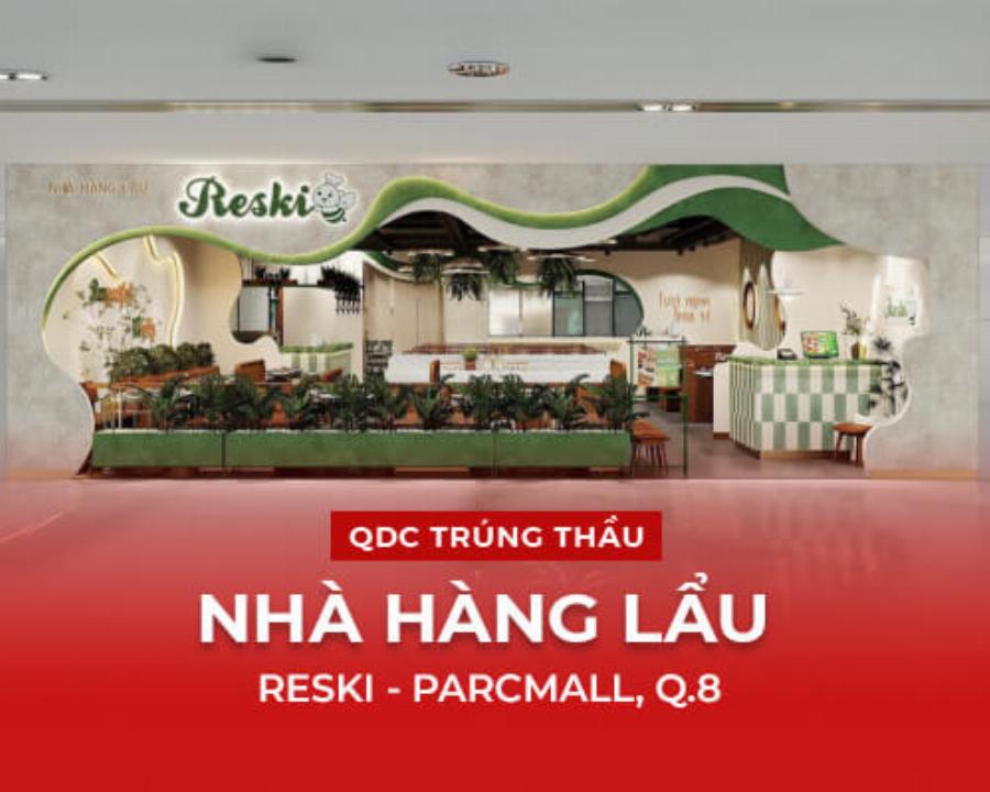 Không gian mua sắm sang trọng với các thương hiệu hàng đầu tại Reski Parc Mall.