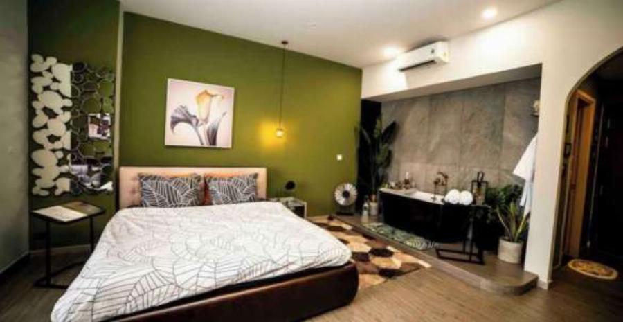 Hình ảnh nội thất một phòng massage điển hình tại Massage Rose Quận 7, thể hiện sự sạch sẽ, ấm cúng và riêng tư