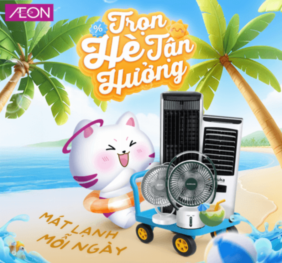 khu vui choi aeon parc mall hien dai tre em vui ve