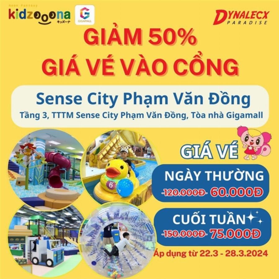 Khu vui chơi giải trí hiện đại tại Gigamall
