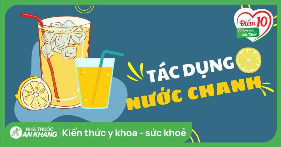 Các lợi ích sức khỏe từ nước chanh tươi
