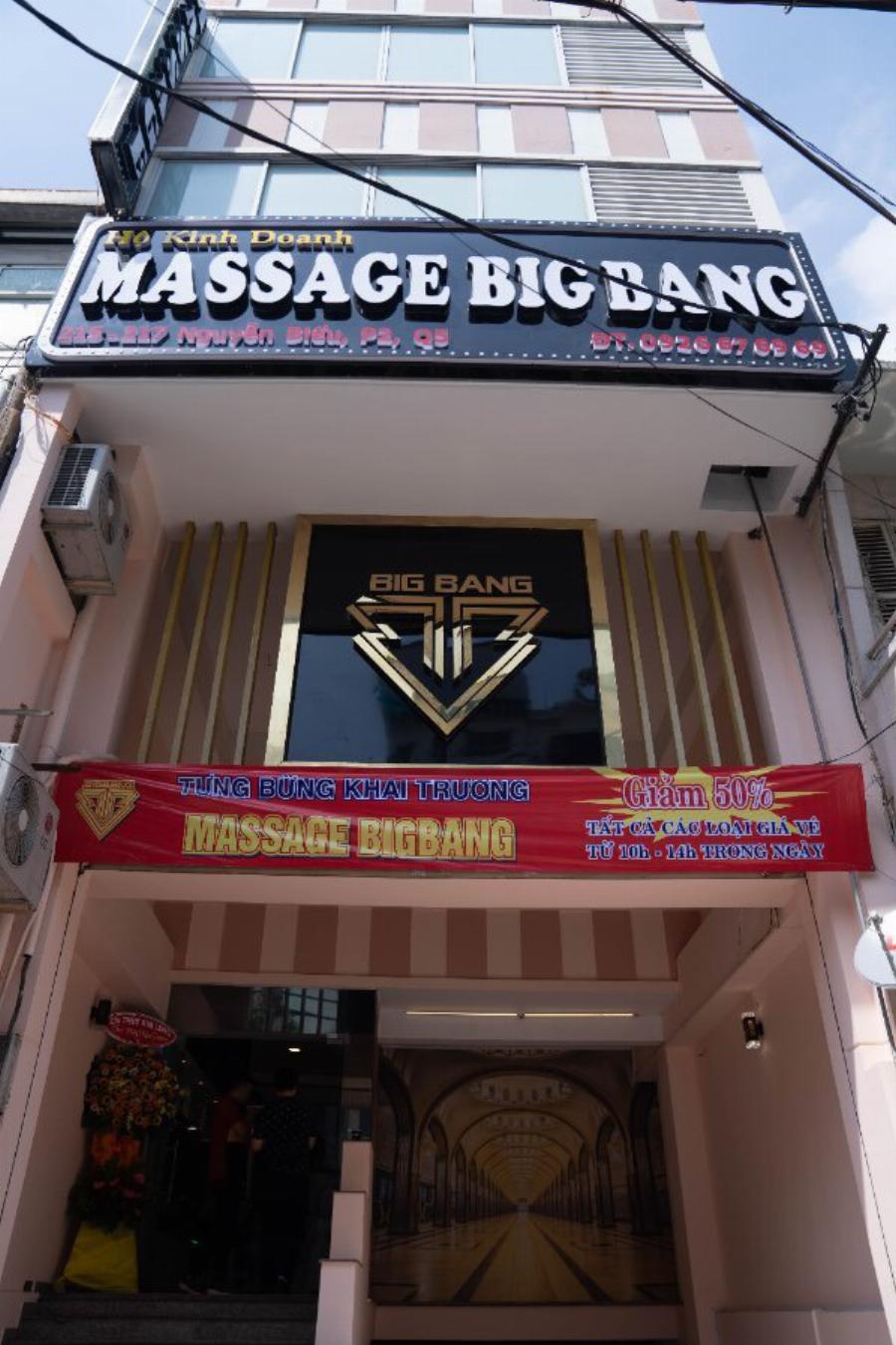 Massage Bigbang Quận 5 không gian thư giãn sang trọng