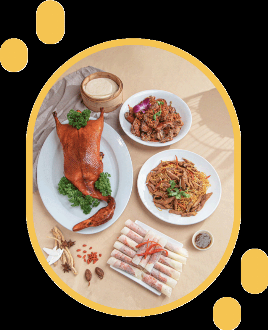 Minh họa các mẹo ăn dim sum ngon như chọn thời điểm, gọi món đa dạng, thưởng thức cùng trà nóng