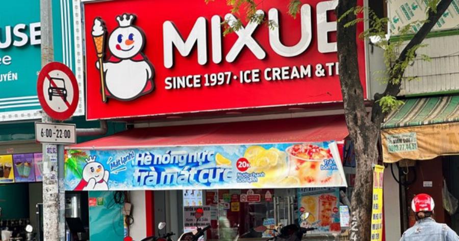 Mixue 830 Sư Vạn Hạnh trà sữa trân châu đường đen, thức uống được yêu thích nhất