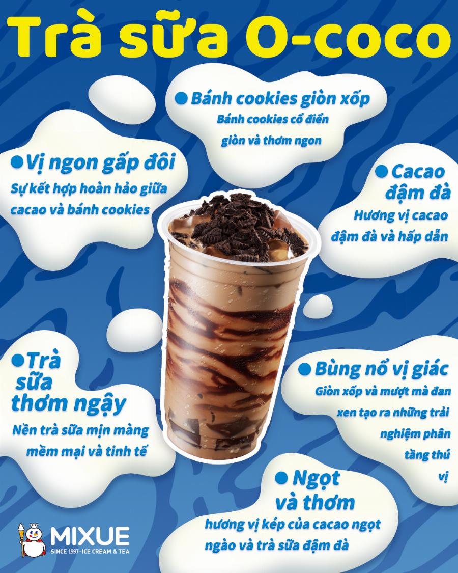 Mixue Thái Bình trà sữa trân châu đường đen thơm ngon, hấp dẫn