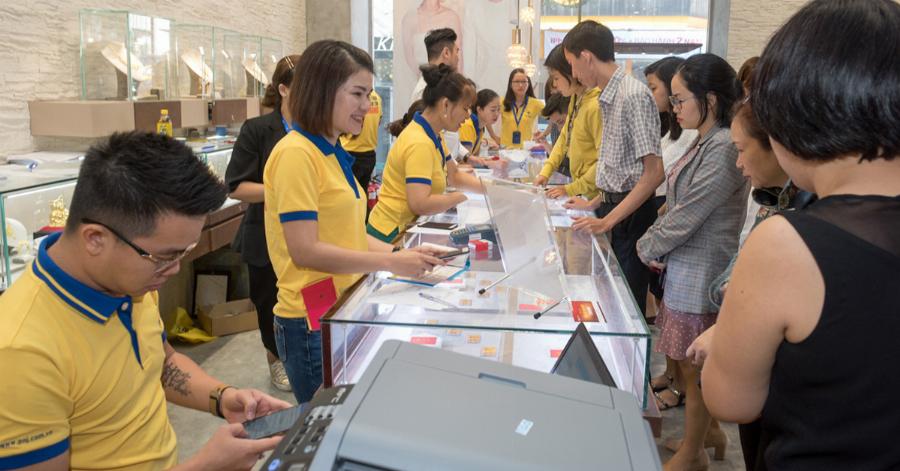 PNJ Gigamall tìm đường đến cửa hàng, hướng dẫn khách hàng dễ dàng