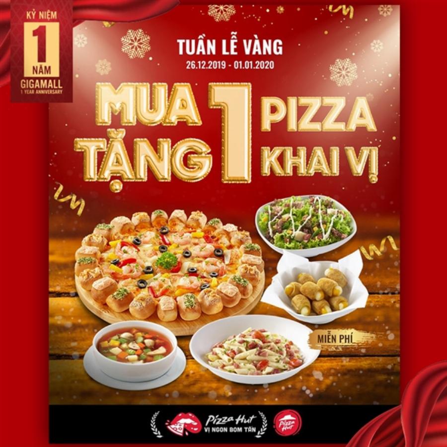 Pizza Hut Gigamall khuyến mãi hấp dẫn giảm giá