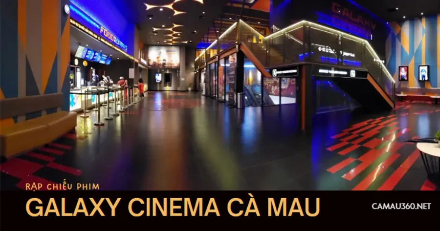 Hình ảnh quầy bán bắp nước đa dạng và hấp dẫn tại rạp Galaxy Sense City Cà Mau