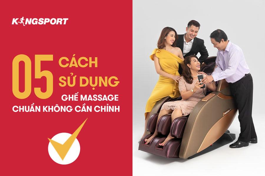 Hướng dẫn tư thế ngồi đúng cách trên ghế massage Kingsport để đạt hiệu quả tối ưu