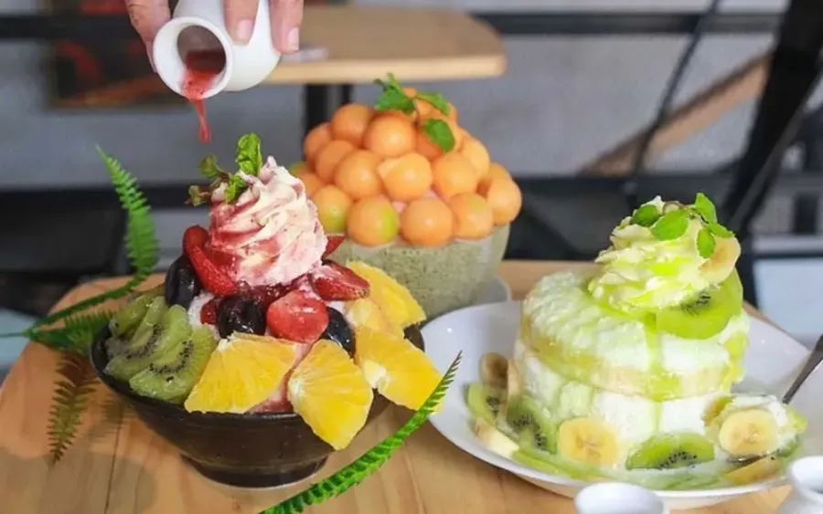 thực đơn bingsu đa dạng tại bingsu house quận 1