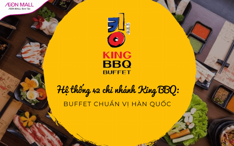 Bản đồ chỉ dẫn vị trí nhà hàng King BBQ tại tầng 3 TTTM Sense City Cần Thơ với logo nổi bật