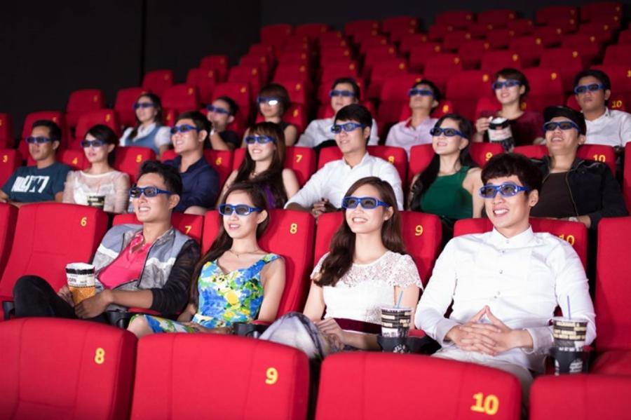 Sơ đồ rạp chiếu phim với các vị trí ghế ngồi lý tưởng được đánh dấu để có trải nghiệm xem phim tốt nhất tại CGV.