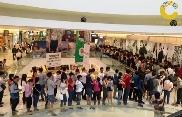 Hình ảnh quảng cáo các chương trình khuyến mãi ẩm thực tại Oasis Crescent Mall